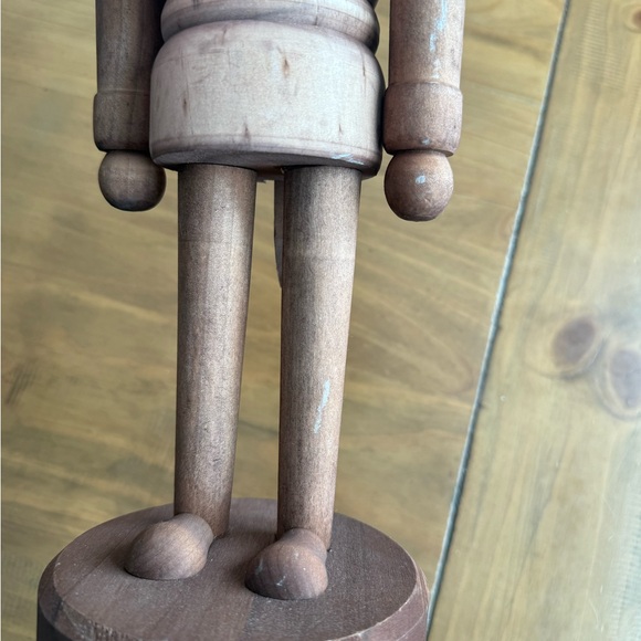 Pottery Barn Wooden Nutcracker Decor - Brown - Picture 6 of 6